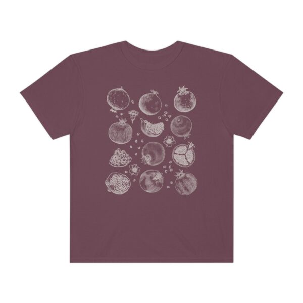 Pomegranate Shirt Fruit Shirt Botanical Shirt Cottage Core Shirt Cottagecore Clothes Vegan Shirt Pomegranate Gift Fruit T Shirt Persephone