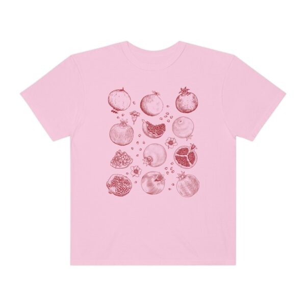 Pomegranate Shirt Fruit Shirt Botanical Shirt Cottage Core Shirt Cottagecore Clothes Vegan Shirt Pomegranate Gift Fruit T Shirt Persephone
